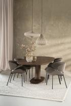 Eettafel Coco - lichtbruin