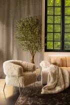 Fauteuil Hair - Beige