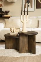Leoti medium & small - brown