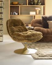 Fauteuil Tromba - mustard