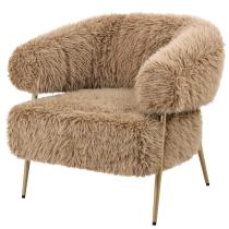 Fauteuil Hair - Bruin