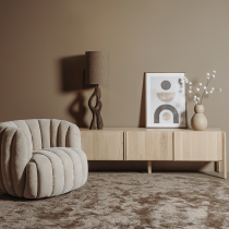 Amalfi - Tv-dressoir white wash