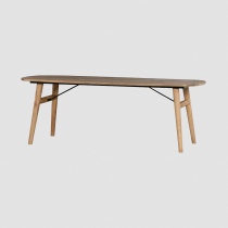 Aura - Eettafel deens ovaal naturel