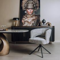 Mura Armstoel - Haga Silver