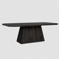 Asti - Eettafel Recht zwart