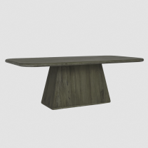 Asti - Eettafel Recht olijfbruin