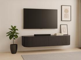 Novero - Hangend Tv Dressoir Espresso