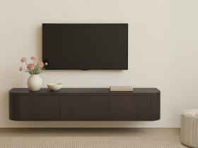 Novero - Hangend Tv Dressoir Espresso