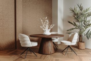 Asti - Eettafel Rond bruin