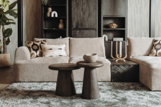 Asti - Salontafel Rond naturel